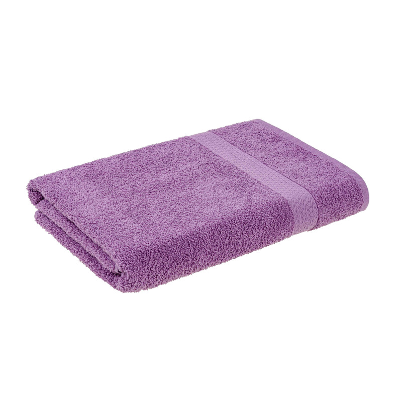 Рушник HOME LINE махр. бордюр 70х140 бузковий 400 гр/м2